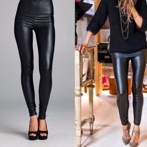 NWOT High Waist Faux Tummy Control Leggings